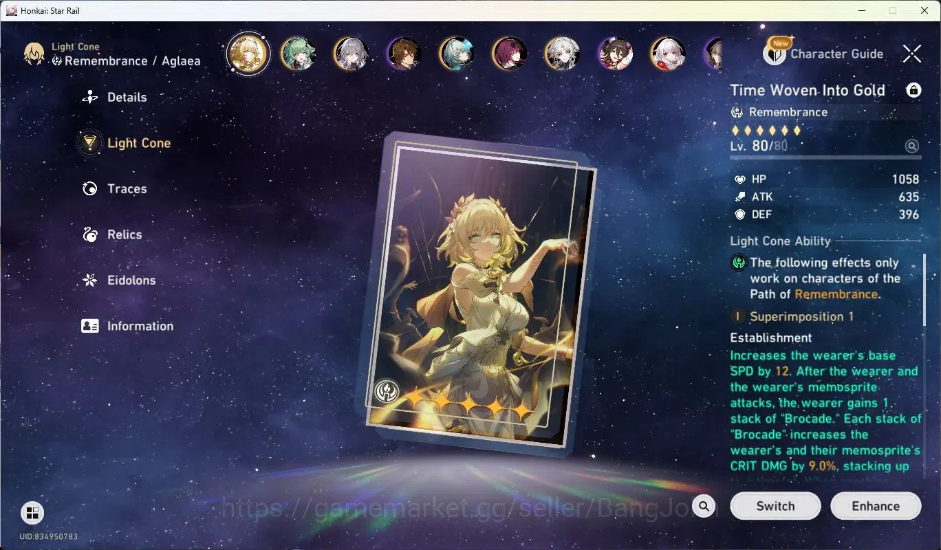 Honkai Star Rail Accounts ASIA |TL 70|17 Lim 5* Char+Sign|[Silver Wolf,Aglae image 6