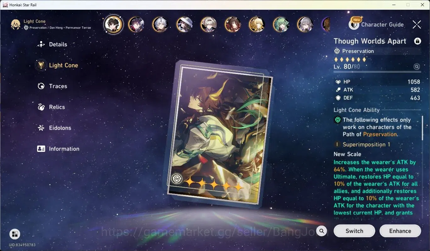 Honkai Star Rail Accounts ASIA |TL 70|17 Lim 5* Char+Sign|[Silver Wolf,Aglae image 7