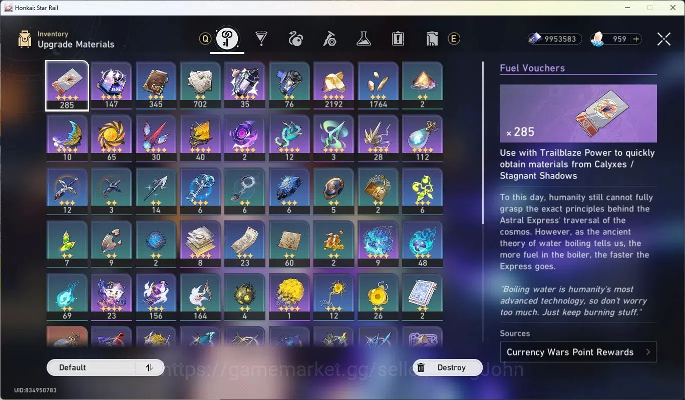 Honkai Star Rail Accounts ASIA |TL 70|17 Lim 5* Char+Sign|[Silver Wolf,Aglae image 8