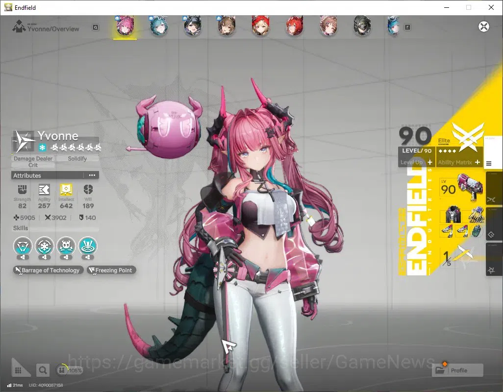 Arknights: Endfield Accounts ASIA|ReadyGacha|Lv60|Oro 29K|8SSR(5Limit)+18*6WEP| image 3