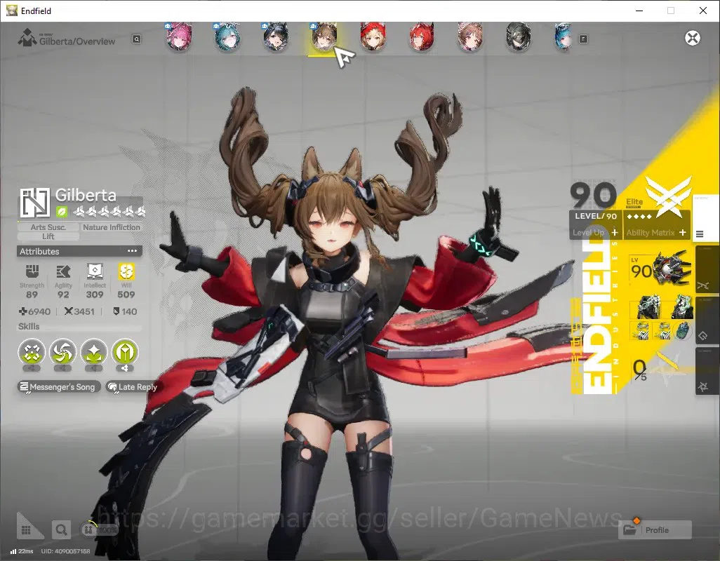 Arknights: Endfield Accounts ASIA|ReadyGacha|Lv60|Oro 29K|8SSR(5Limit)+18*6WEP| image 4