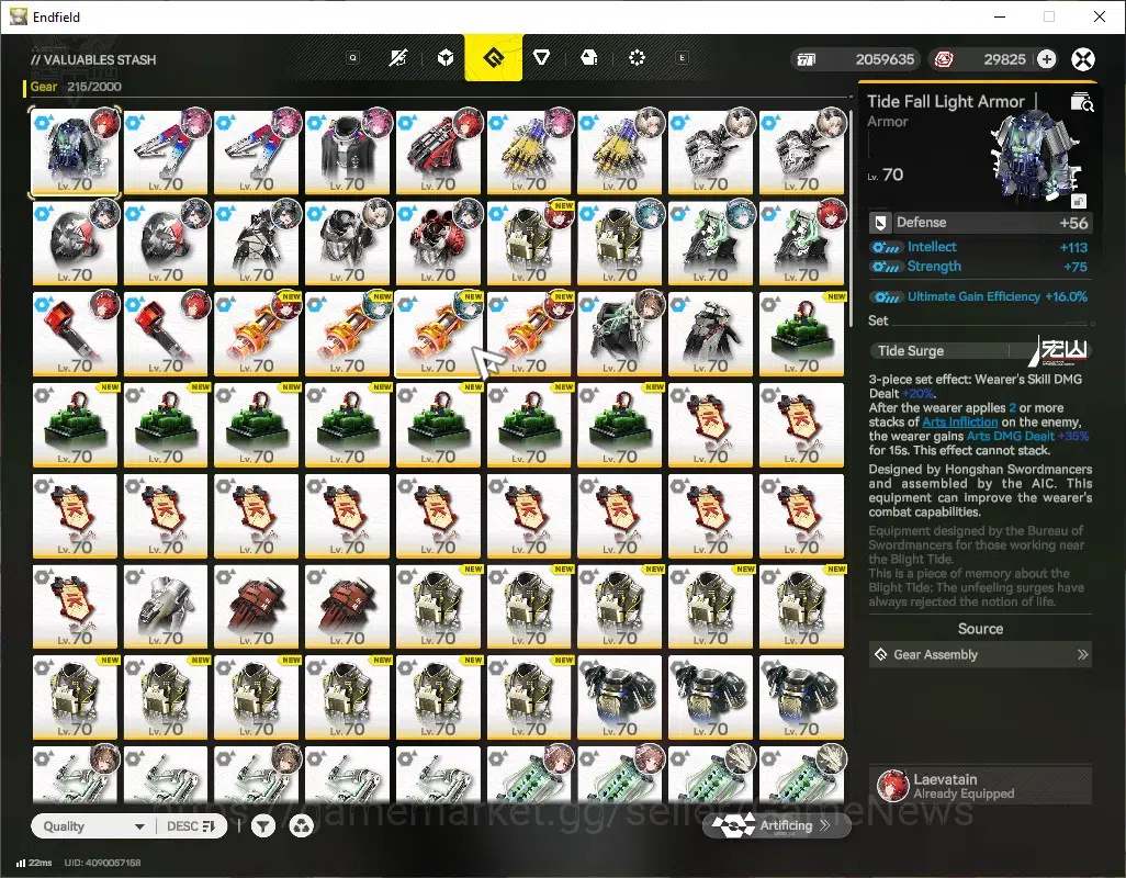 Arknights: Endfield Accounts ASIA|ReadyGacha|Lv60|Oro 29K|8SSR(5Limit)+18*6WEP| image 9