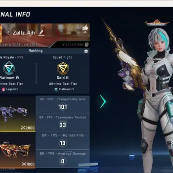 Blood Strike Accounts Collab Skin ASIA|Eterna Gun:D.Eagle-Scorpius|3 Collab Gun [7DS]|1 Limited & 1 Ultra Gun|Check SS