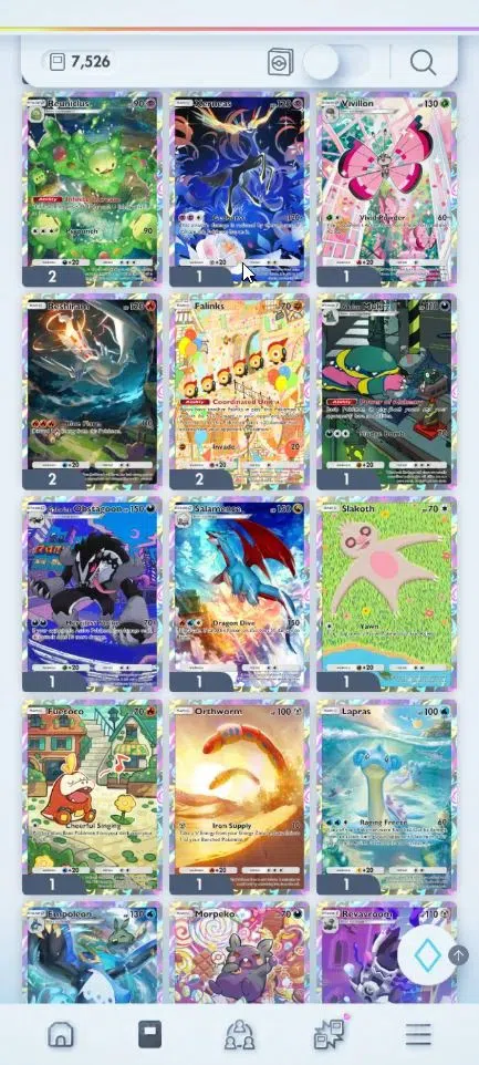 Pokémon TCG Pocket Accounts EN 7,5K Card|144 EX|2 Crown (Candy,Pikachu) 37 Shi image 10