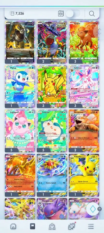 Pokémon TCG Pocket Accounts EN 7,5K Card|144 EX|2 Crown (Candy,Pikachu) 37 Shi image 12