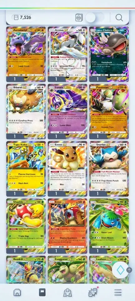 Pokémon TCG Pocket Accounts EN 7,5K Card|144 EX|2 Crown (Candy,Pikachu) 37 Shi image 13