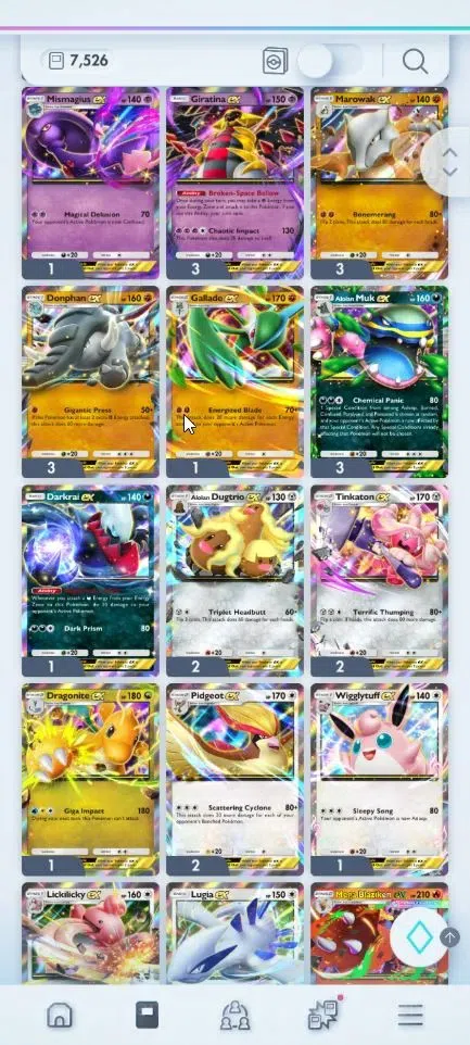 Pokémon TCG Pocket Accounts EN 7,5K Card|144 EX|2 Crown (Candy,Pikachu) 37 Shi image 15