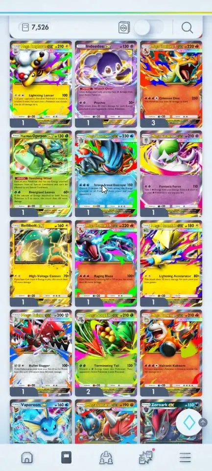 Pokémon TCG Pocket Accounts EN 7,5K Card|144 EX|2 Crown (Candy,Pikachu) 37 Shi image 16