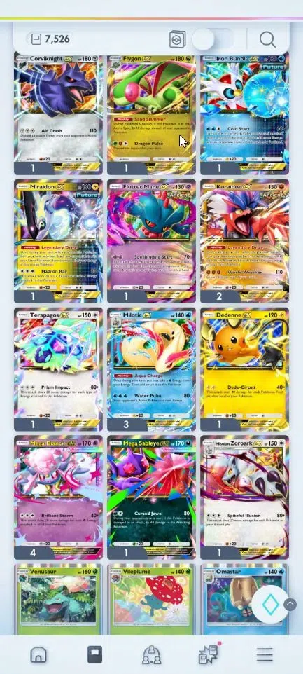 Pokémon TCG Pocket Accounts EN 7,5K Card|144 EX|2 Crown (Candy,Pikachu) 37 Shi image 17