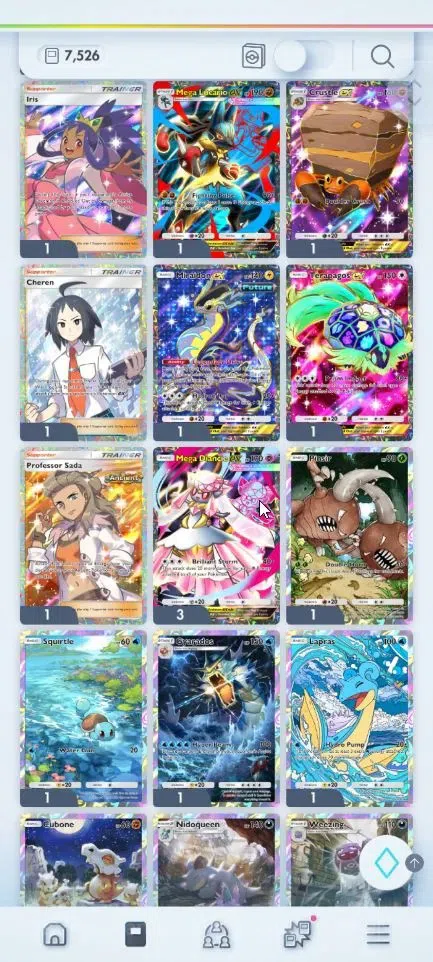 Pokémon TCG Pocket Accounts EN 7,5K Card|144 EX|2 Crown (Candy,Pikachu) 37 Shi image 6