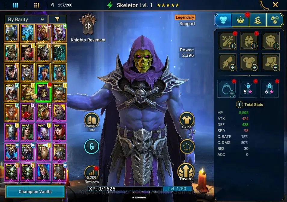 Raid: Shadow Legends Accounts Lv 18|395K Power|17 Legend(Artak,Rotos,Xenomorph,A image 10