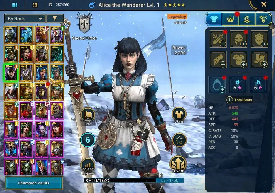 Raid: Shadow Legends Accounts Lv 18|395K Power|17 Legend(Artak,Rotos,Xenomorph,A image 5