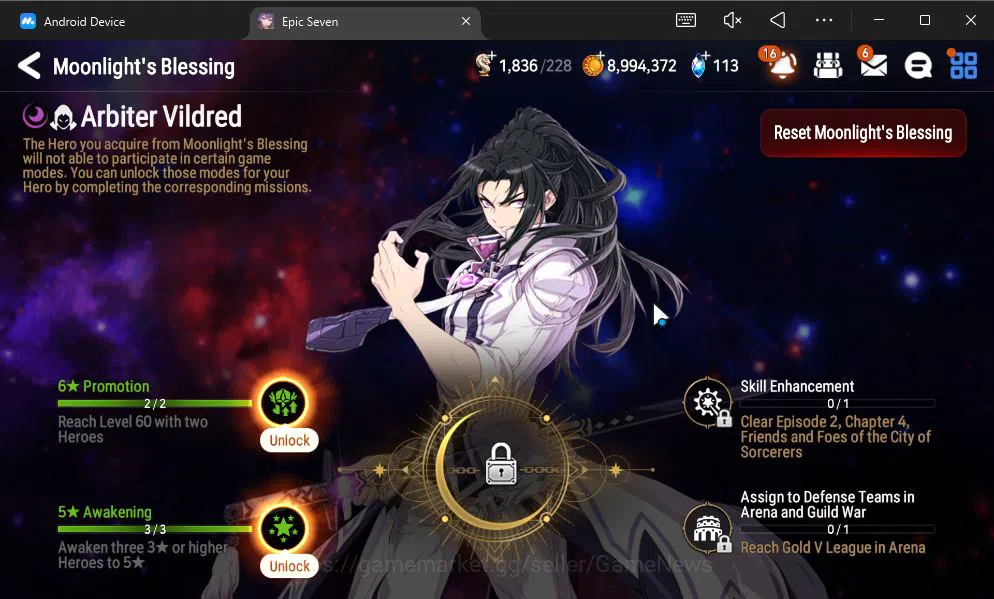 Epic Seven Accounts GLOBAL Unverif|NEW ERA|6 ML(WOM Tenebria,SE Celine image 10