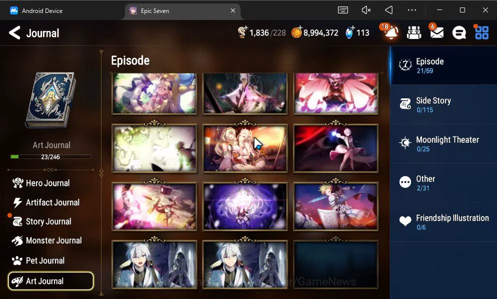 Epic Seven Accounts GLOBAL Unverif|NEW ERA|6 ML(WOM Tenebria,SE Celine image 19
