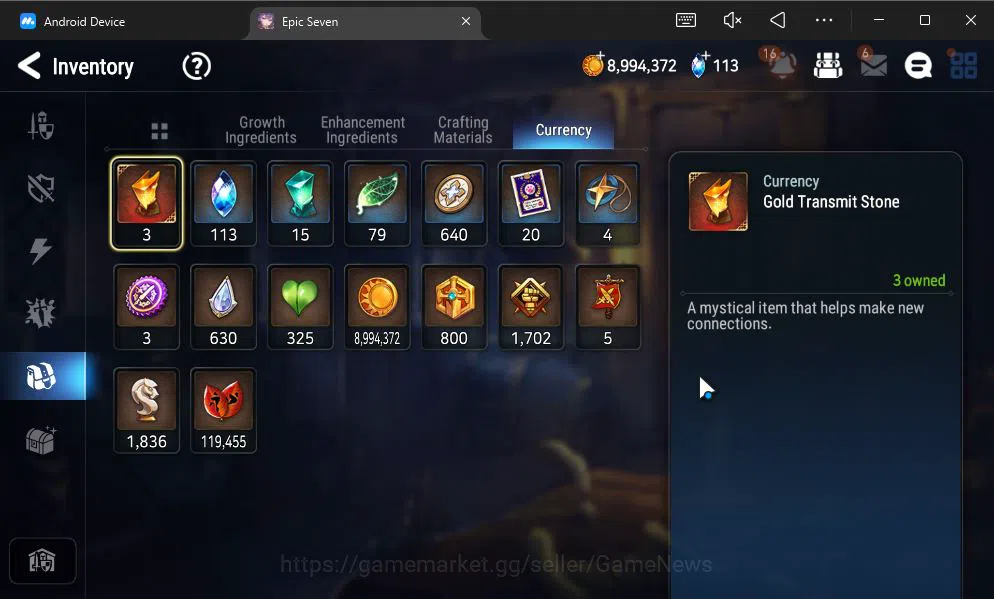 Epic Seven Accounts GLOBAL Unverif|NEW ERA|6 ML(WOM Tenebria,SE Celine image 6