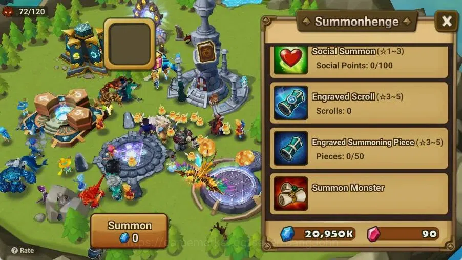 Summoners War: Sky Arena Accounts Starter GLOBAL | NB 5 TESHAR,Starter Gacha 115 12Y+160 11Y Scrool, 3 Legendary All 6