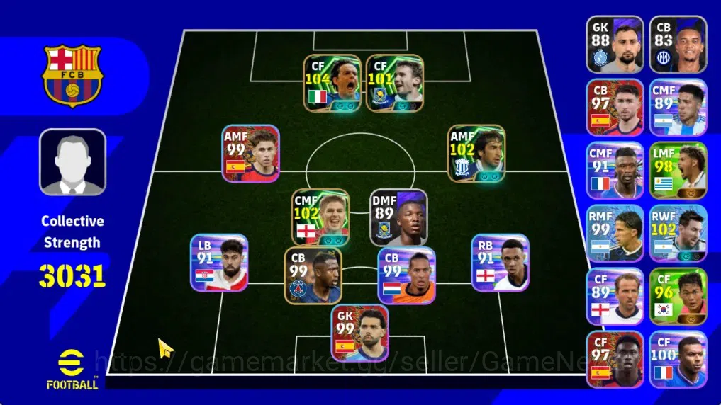 eFootball Accounts Android|Epic Filippo Inzaghi,Raul,Showtime Lionel image 1