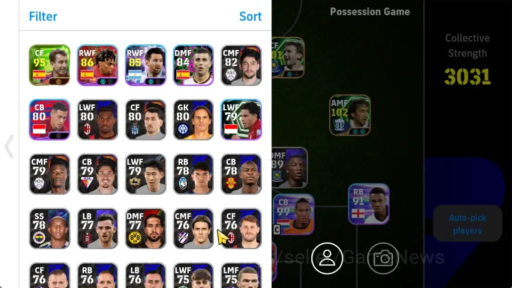 eFootball Accounts Android|Epic Filippo Inzaghi,Raul,Showtime Lionel image 2