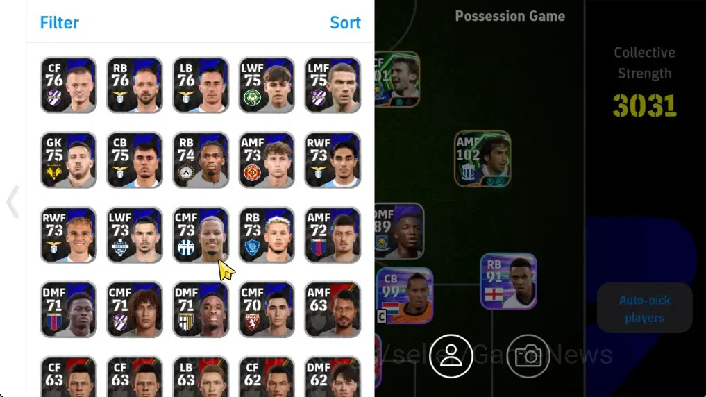 eFootball Accounts Android|Epic Filippo Inzaghi,Raul,Showtime Lionel image 3