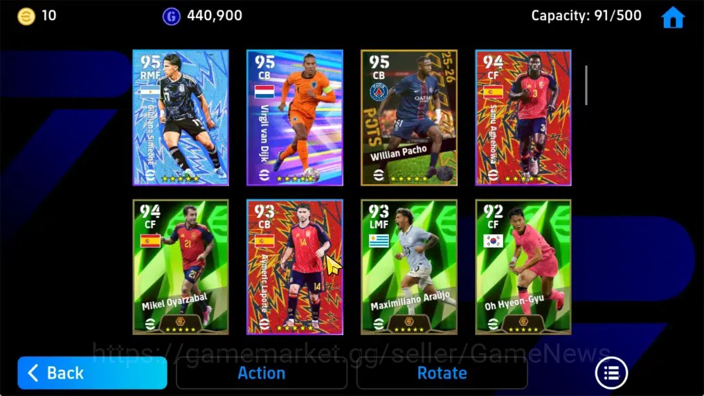 eFootball Accounts Android|Epic Filippo Inzaghi,Raul,Showtime Lionel image 6