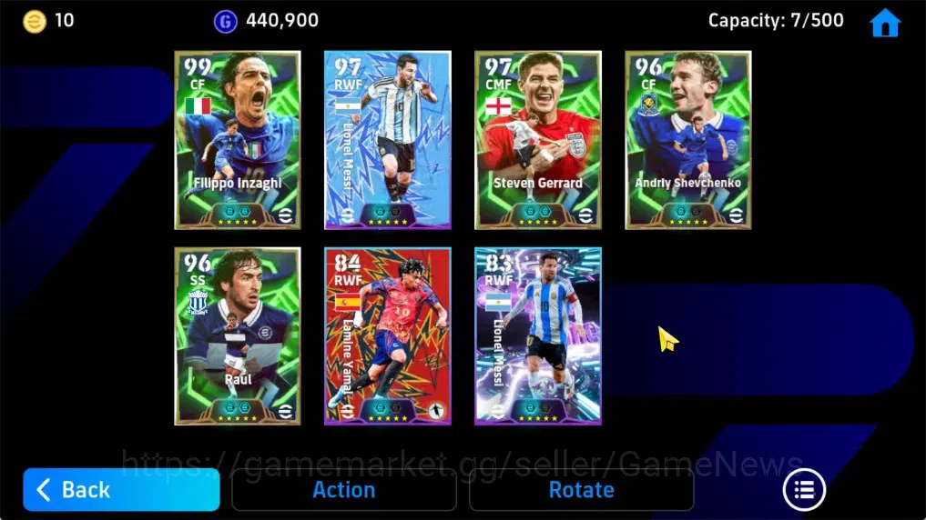 eFootball Accounts Android|Epic Filippo Inzaghi,Raul,Showtime Lionel image 8