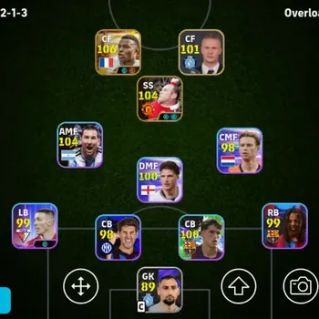 eFootball Accounts High-End Mobile |PW 3038|BIGT Mbappe,Epic Rooney,Shwt Jackson Messi3Card|Coach FrankLampard| EFB4056B