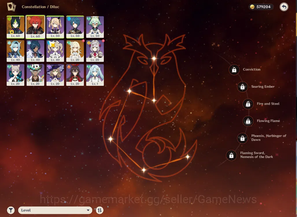 Genshin Impact Accounts ASIA|AR33|Starter|1Limited+11(*4Character)|Eula,Ti image 11
