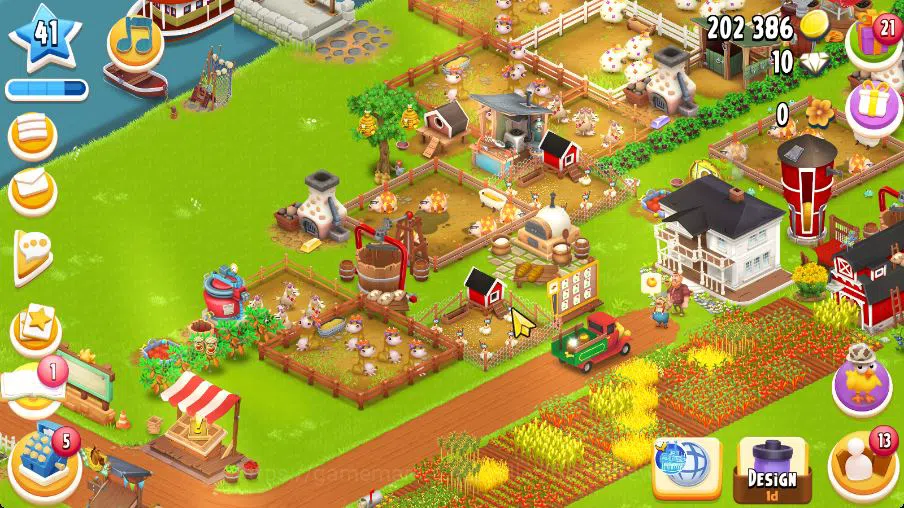 Hay Day Accounts Level 41 | Barn Storage 1100 + Silo Storage 650 |  image 2