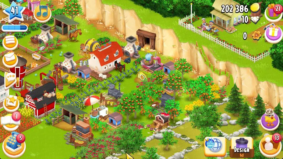 Hay Day Accounts Level 41 | Barn Storage 1100 + Silo Storage 650 |  image 4