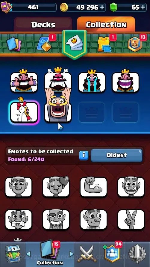 Clash Royale Accounts High-End Lv 461|KTL 10|Trophy 3579|Limited Skin|Card 57/122|4 EVO 0 Hero|1 Champ 3 Legend 15 Epic 15 10