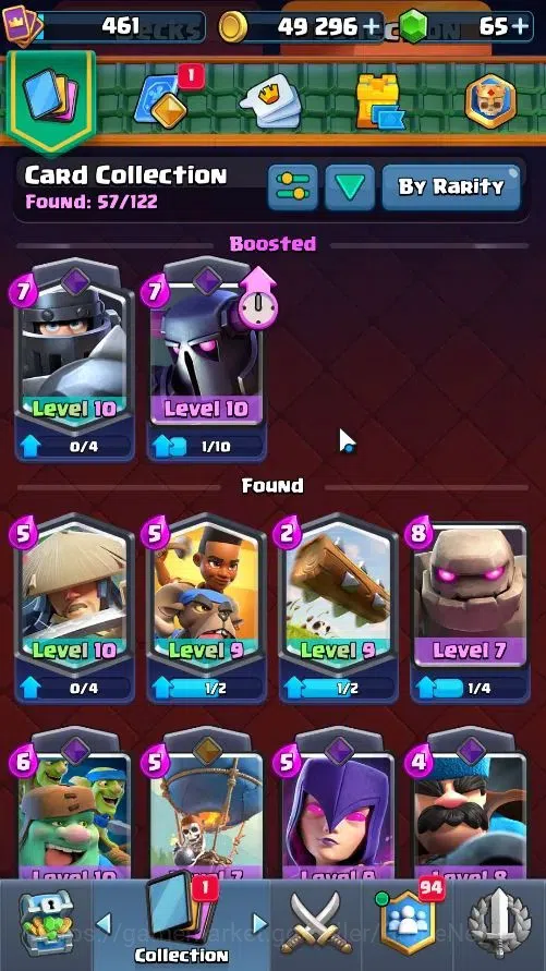 Clash Royale Accounts High-End Lv 461|KTL 10|Trophy 3579|Limited Skin|Card 57/122|4 EVO 0 Hero|1 Champ 3 Legend 15 Epic 15 14