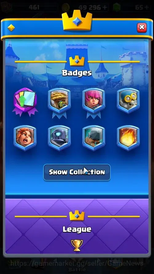 Clash Royale Accounts High-End Lv 461|KTL 10|Trophy 3579|Limited Skin|Card 57/122|4 EVO 0 Hero|1 Champ 3 Legend 15 Epic 15 4