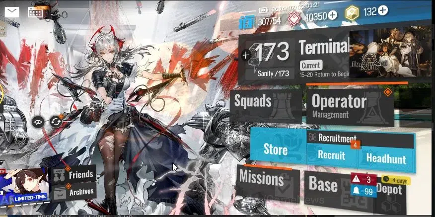 Arknights Accounts High-End Lv 75|179 OP 31 Skin|40,3K Oru+132 Ori|7 Limited|Shu,Wiš'adel,HTB,Ling,ETHA,Muelsye,Dusk|Main 1
