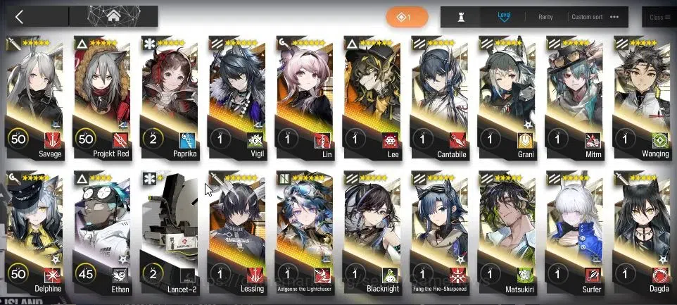 Arknights Accounts High-End Lv 75|179 OP 31 Skin|40,3K Oru+132 Ori|7 Limited|Shu,Wiš'adel,HTB,Ling,ETHA,Muelsye,Dusk|Main 5