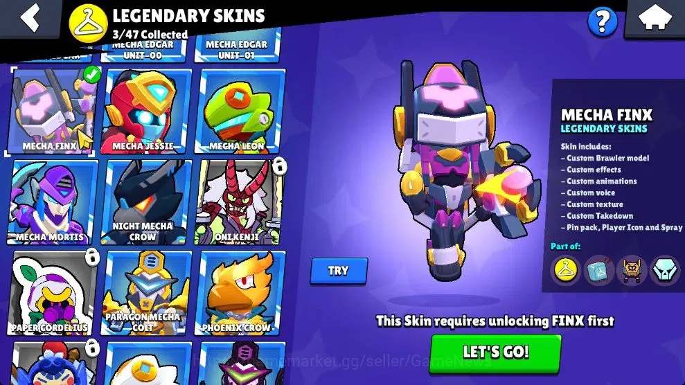 Brawl Stars Accounts 3809 Trophy|48 Brawlers 8 Max Lvl [Mortis,Leon,Max image 14