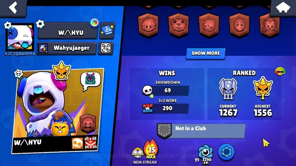 Brawl Stars Accounts 3809 Trophy|48 Brawlers 8 Max Lvl [Mortis,Leon,Max image 4