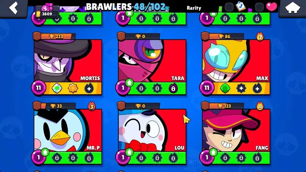 Brawl Stars Accounts 3809 Trophy|48 Brawlers 8 Max Lvl [Mortis,Leon,Max image 8
