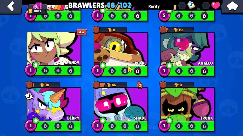 Brawl Stars Accounts 3809 Trophy|48 Brawlers 8 Max Lvl [Mortis,Leon,Max image 9