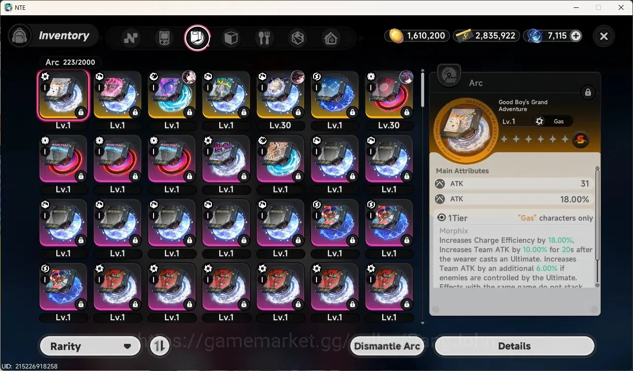 Neverness to Everness Accounts NA|Lv. 20|4 S-Class/3 Limited ([Shinku,Hotori]+Sign,Lacrimosa+Gilded Outfit)|7k Annulith|MC 12