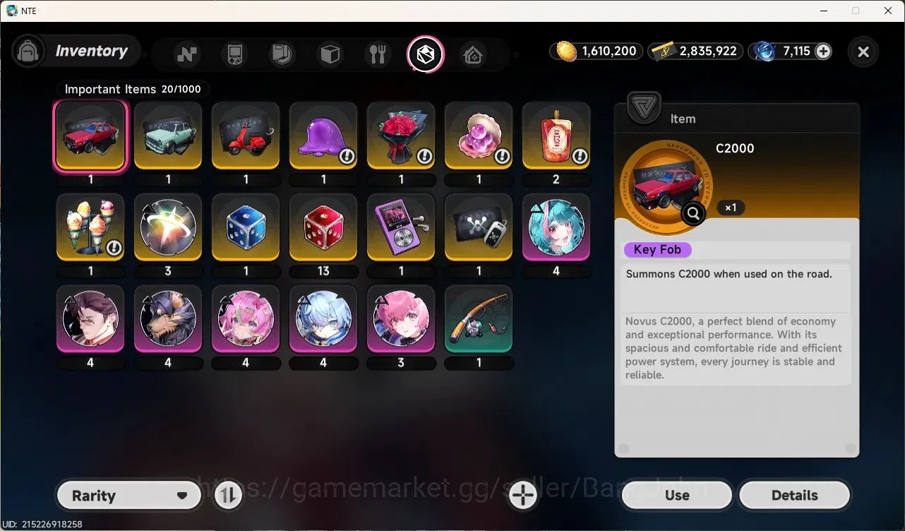 Neverness to Everness Accounts NA|Lv. 20|4 S-Class/3 Limited ([Shinku,Hotori]+Sign,Lacrimosa+Gilded Outfit)|7k Annulith|MC 15