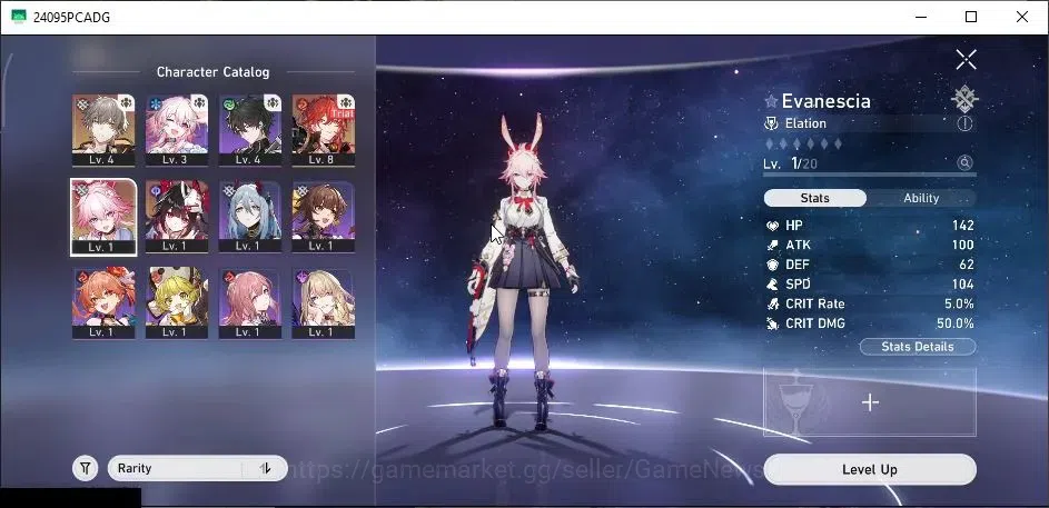 Honkai Star Rail Accounts Others ASIA |TL 4|2 Limited| Evanescia, Sparkle |1 Golden Companion|Prologue|Male MC|Take 1