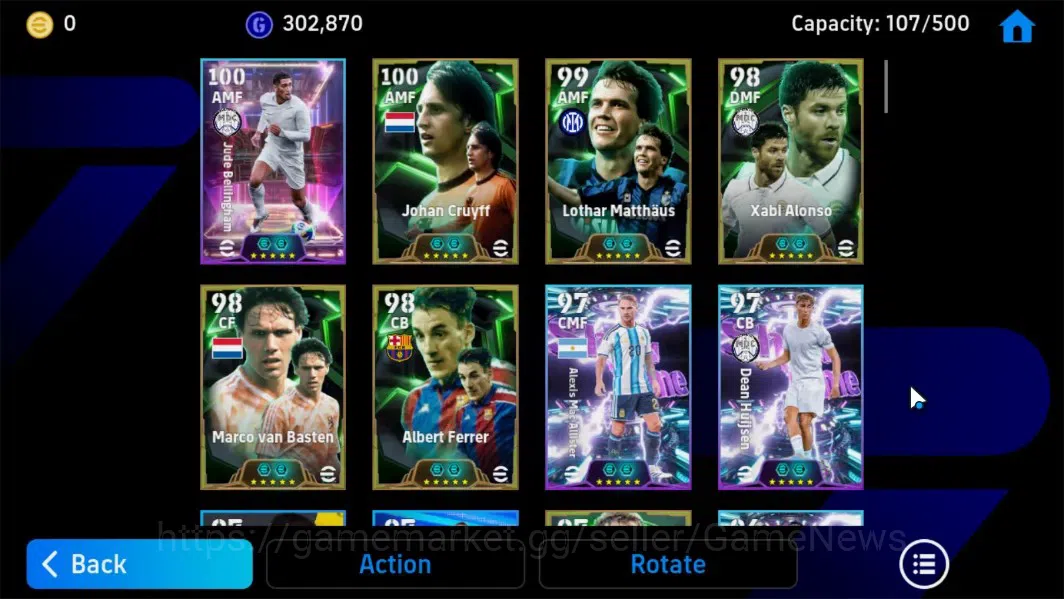 eFootball Accounts Android|Epic Johan Cruyff,Lothar Matthaus,Xabi Alo image 4