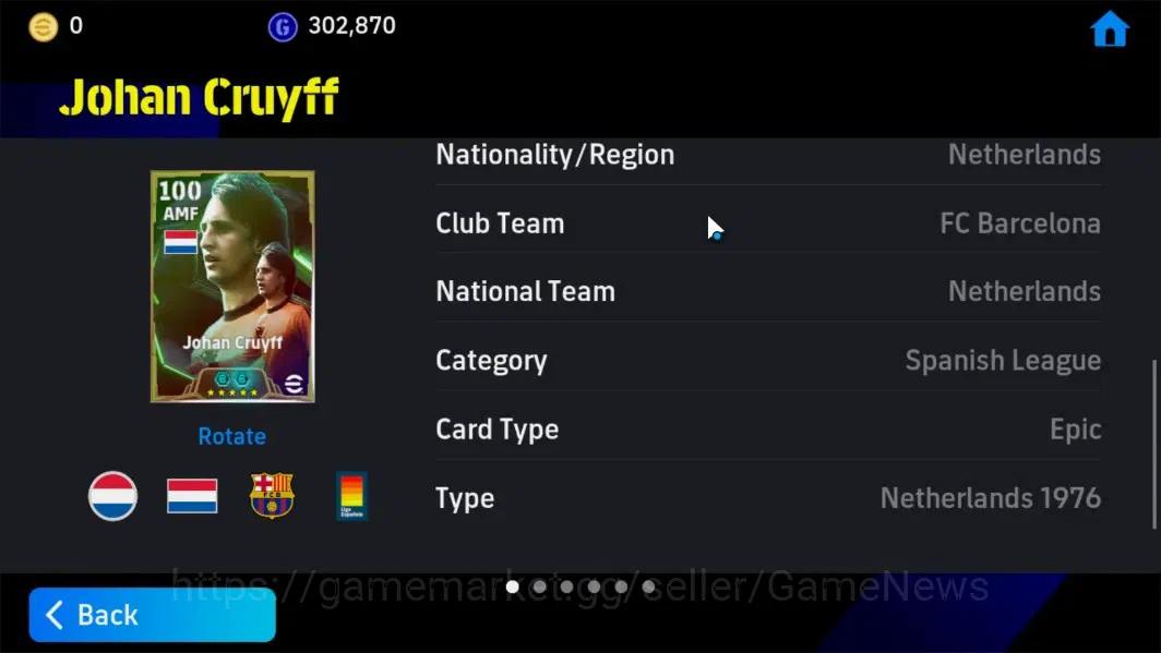 eFootball Accounts Android|Epic Johan Cruyff,Lothar Matthaus,Xabi Alo image 9