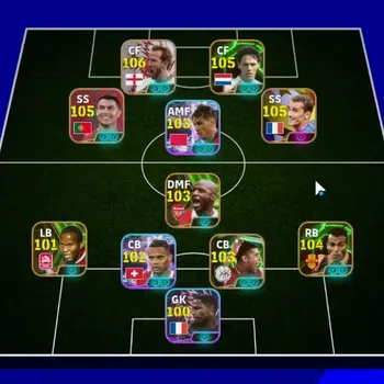 eFootball Accounts Legends & Iconic Players Android|3 Pack Englis,France,Portugal|Big time Griezman|Epic Harry Kane,Marco