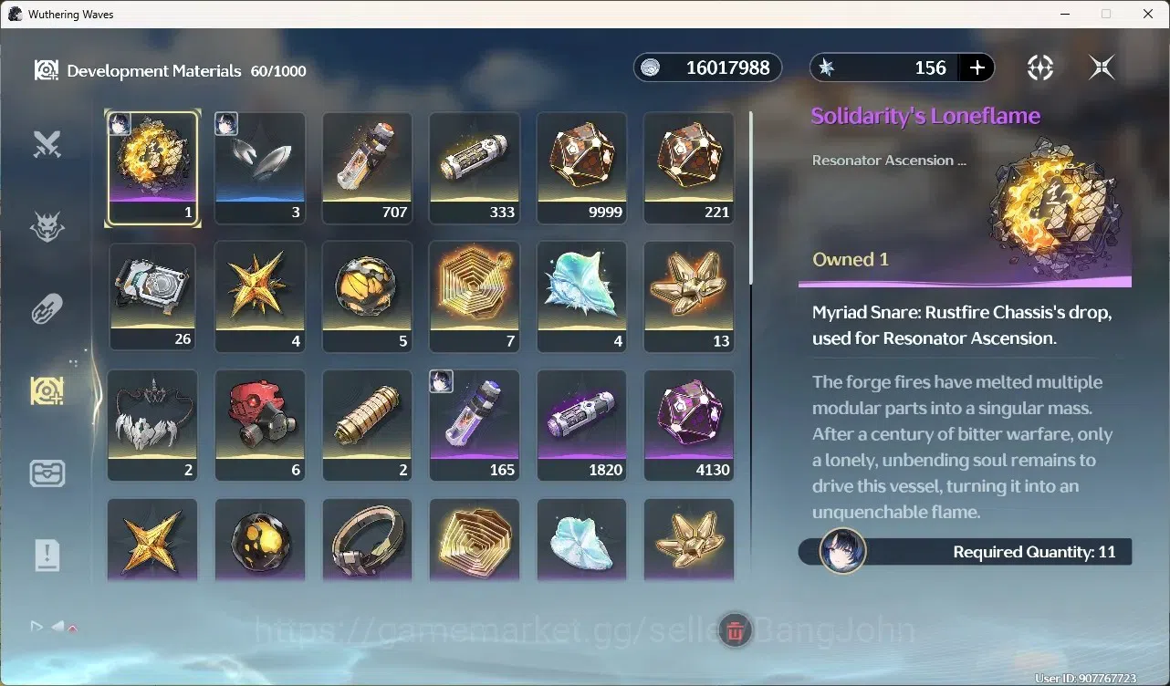 Wuthering Waves Accounts Starter SEA|UL 50|Rank 6| 2 Char Limited[Yangyang:Xuanling Rc5]+Sign,Rebecca|Mc Male| TakeMail 11