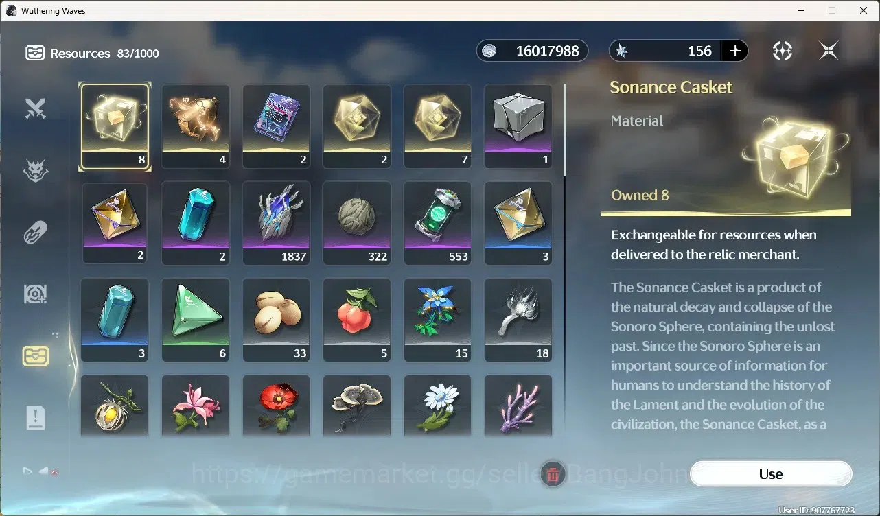 Wuthering Waves Accounts Starter SEA|UL 50|Rank 6| 2 Char Limited[Yangyang:Xuanling Rc5]+Sign,Rebecca|Mc Male| TakeMail 12