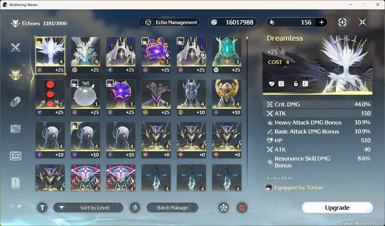 Wuthering Waves Accounts Starter SEA|UL 50|Rank 6| 2 Char Limited[Yangyang:Xuanling Rc5]+Sign,Rebecca|Mc Male| TakeMail 9