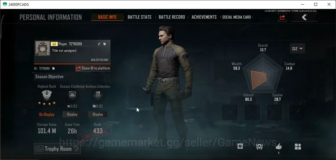 Arena Breakout Accounts MOBILE Lv30|SV 101M|CV 100M|SS Groza,Peak AEK,GM A image 10