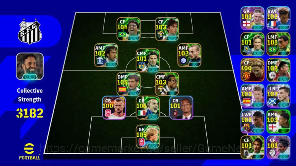 eFootball Accounts Mobile|BigTime(Diego Forlan),Visionary Pass(Pep Gu image 1