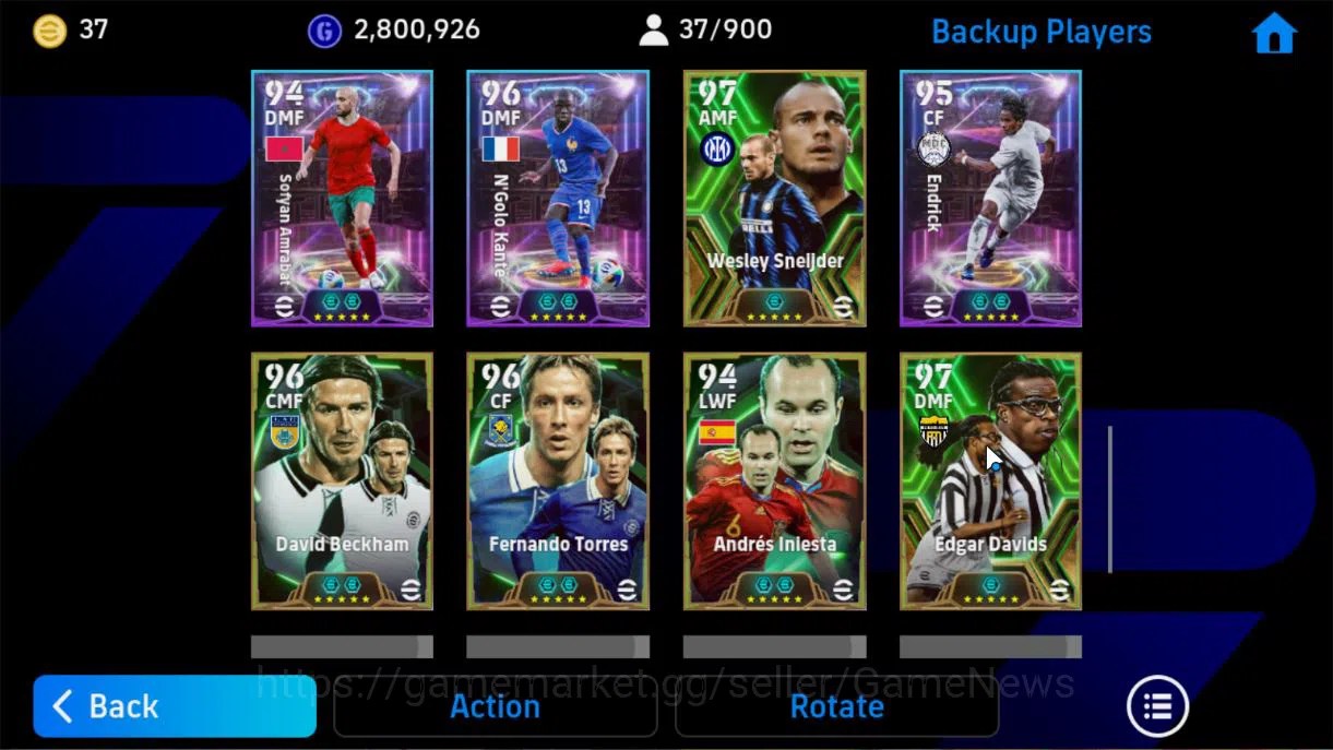eFootball Accounts Mobile|BigTime(Diego Forlan),Visionary Pass(Pep Gu image 11